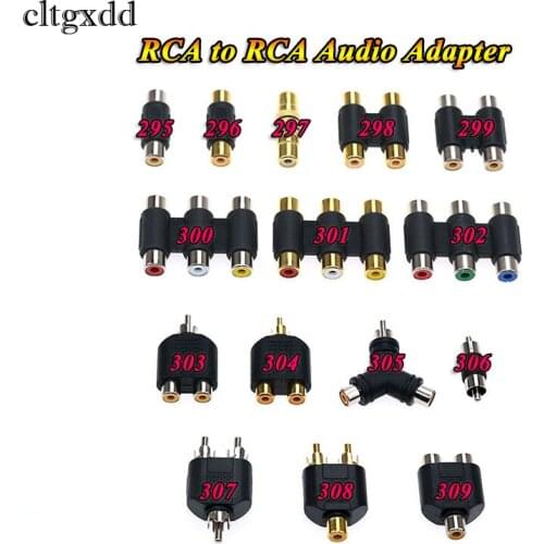 Cltgxdd 1PCS RCA to RCA Male Female Socket Cable Extension Phono Adapter Audio video Connector plug Extended cable