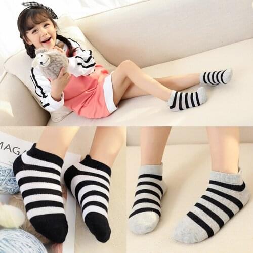 Children socks for girls boys cotton socks student breathable fashion socks kids baby patchwork cotton socks