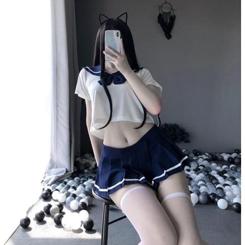 Student Jk Uniform Lattice Pleated Skirt+short Sleeve Lolita Top Kawaii Girl Set Cos Japanese College Style Sweet Lolita Set