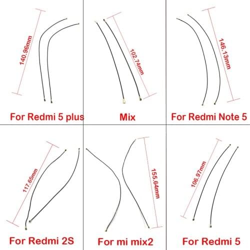 Wifi Antenna Connector Signal Flex Cable For xiaomi Mi Mix 2S 5S Plus Max 6 8 MIX2 SE Redmi S2 3 3S 4 Note 5 5A 3 4 4X