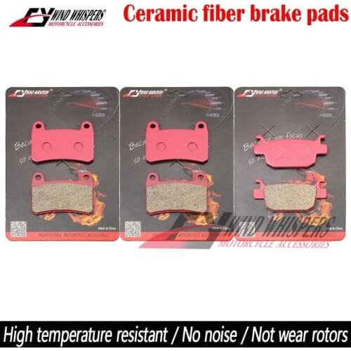 Ceramic Front Rear Brake Pads For Benelli 300 BJ300GS BJ300 BN300 TNT300 TNT 300 BN 302 BN302 TORNADO STELS 300 Keeway RKX300
