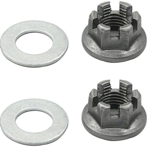 Set 2 ATV Quad rear Axle castle hub nut washer for Yamaha Banshee Blaster Raptor Warrior Raptor 350 660 YFZ450 Breeze Grizzly