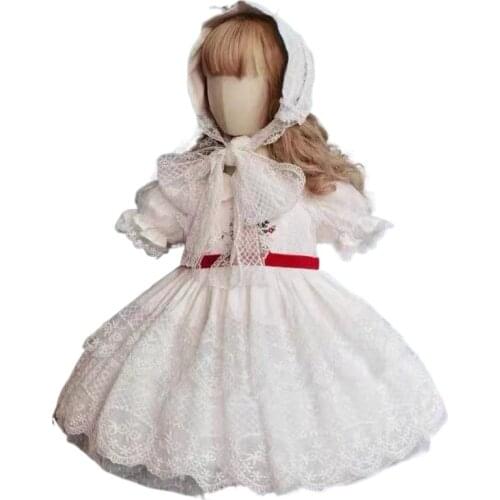 Summer Baby Girls Dress Flower Girl Dresses Kids Dresses for Girls Eid Dress for Party and Festival Dress Fashion Sweet Dress
