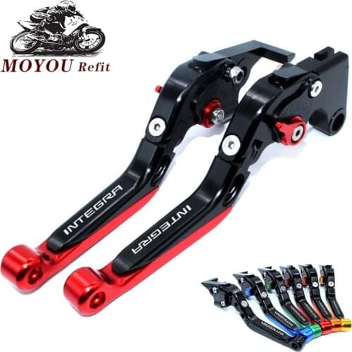Logo INTEGRA CNC Short Adjustable Brake Clutch Lever For HONDA INTEGRA 750 DCT 2014 2015 2016 2017