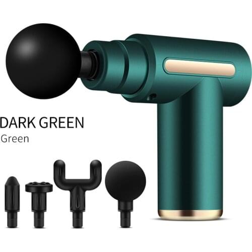 Massage Gun Deep Tissue Percussion Muscle Massager For Pain Relief Fascia Gun Electric Body Massager FG006