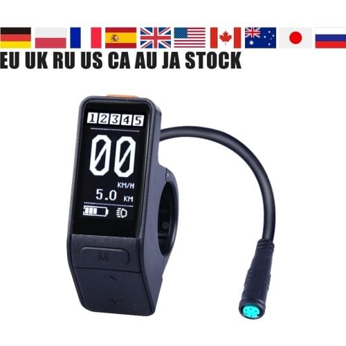 SW102 LCD Mini Electric Bike Display Waterproof Speed Controller For Bafang BBS01 BBS02 BBSHD Mid Motor E bicycle Conversion Kit