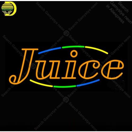 Neon Sign for Deco Style Juice neon Light Decor food store fluorescent glass Handcraft Arcade Neon Lamp for Beer Bar Custom nein