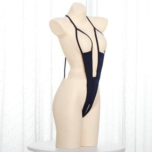 Sexy Women Hollow Out Costumes Open Bra Underwear Soft Bodystocking Bodysuit