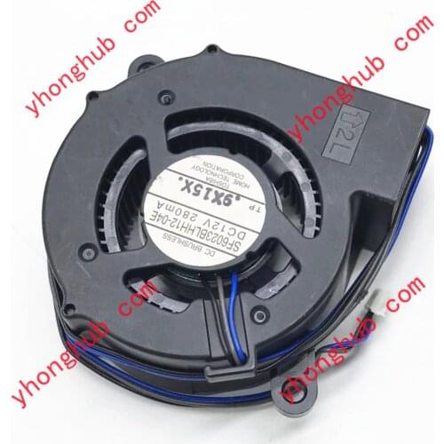 SF6023BLHH12-04E DC 12V 280MA 60x60x23mm 3-Wire Server Cooling fan