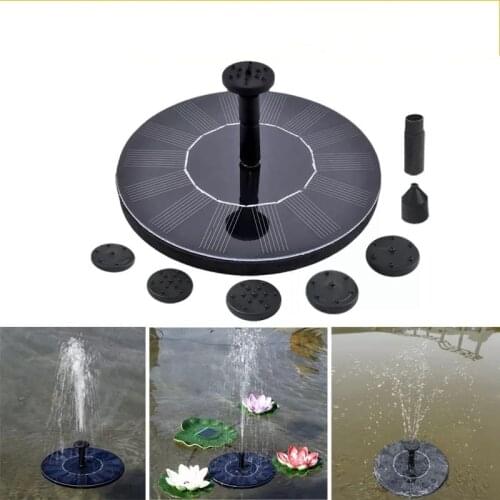 Solar Fountain Watering Power Solar Garden Pump Pool Pond Submersible Waterfall Floating Solar Panel Water Fountain