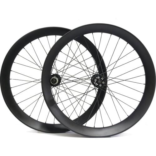 Toray T700 Carbon Fiber UD matte Bicycle Wheelset Snow bike wheel set Fatbike Wheels Width 90mm Depth 40mm Bicycle wheels