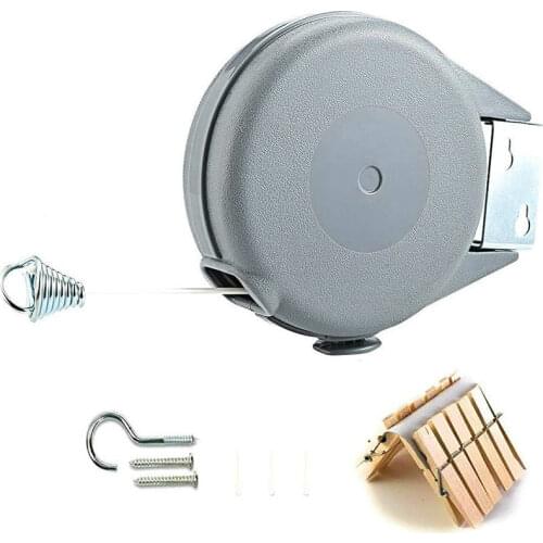 12M Retractable Clotheslines Clothes Drying Rack Rope Stainless Steel Clothes Dryer Secadora De Ropa Laundry Hanger Tendedero