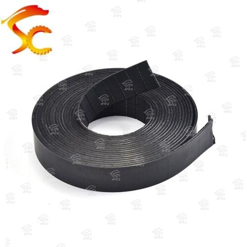 5Meters/lot high quality PU flat belt black P3 width 25mm thickness 3mm color black fitness equipment flat belt Free shipping