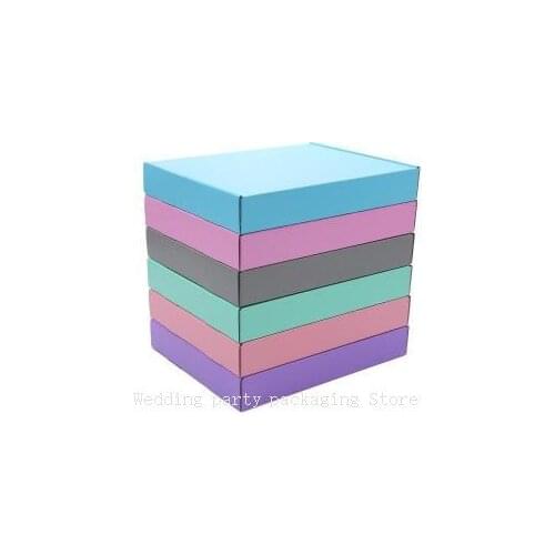 10pcs/lot E Corrugated Paper Box Aircraft Carton Gift Packing Box T-shirt Package Hard T2 Box Free Shipping