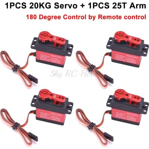 20kg TD8120MG / 25kg High Torque Coreless Motor Servo Waterproof Digital 180 Degree Servo control by Remote control For RC Car