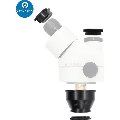 3.5X 7X 45X 90X Simul-Focal Trinocular Stereo Microscope Head Accessories Diameter 25mm/50mm/70mm Microscope Replacement Parts