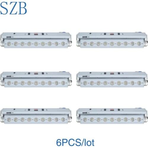 6 PCS SZB 9X15W 5 in 1 RGBWA Wireless DMX Battery Powered Bar Light/SZB-WBBL0915