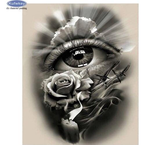 Abstract eyes Full square DIY 5D Diamond Mosaic Diamond Painting Cross Stitch Kits Rhinestone Embroidery diamond art almaznaya