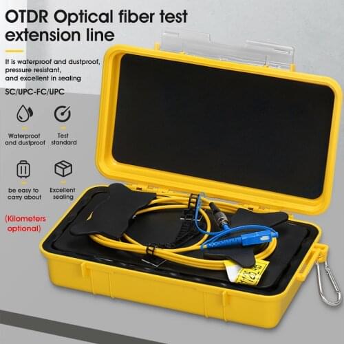 Free Shipping SC/UPC-FC/UPC OTDR Dead Zone Eliminator,Fiber Rings ,Fiber Optic OTDR Launch Cable Box 500m 1km 2km SM 1310/1550nm