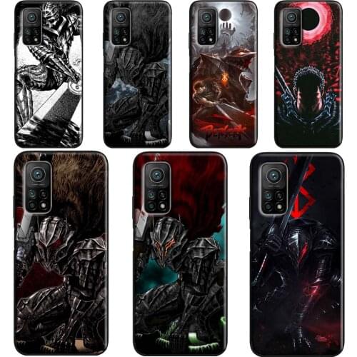 Berserk Anime Case For Xiaomi Mi 11 Ultra 9 10 Note 10 Lite Mi 10T Pro Back Cover For POCO X3 Pro M3 F3