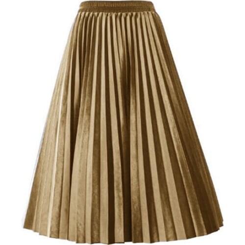 Kids Girls Pleated Skirts Champagne Pink Maxi Skirt Princess Long Skirt Korea Style 2020 New Fashion Teenage Clothing 3-16Y GS70