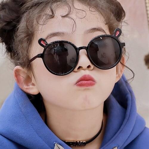 Retro Fashion Kids Sunglasses Boys Girls Cute Cartoon Children Goggles Baby Child UV Protection Safety Outdoor Sun Glasses