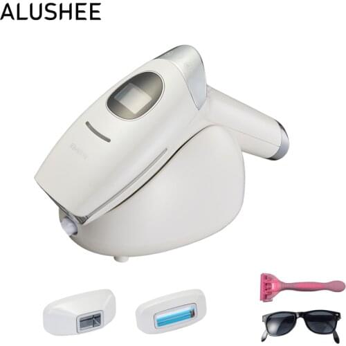 ALUSHEE Women Electric Epilator Hair Removal Laser ipl hair removal machine for hair depilatory razor with ice cool