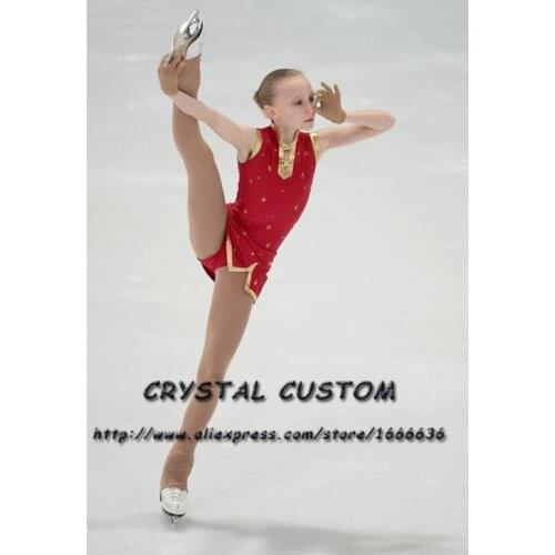 Custom Adult Figure Skating Dresses Graceful New Brand Ice Figure Skating Dresses For Women Competition DR3716