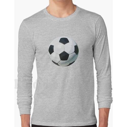 Classic Soccer Ball Hoodie Long Sleeve Ball Soccer Classic Vintage Pill Sports Wm Ball Wm Black And White