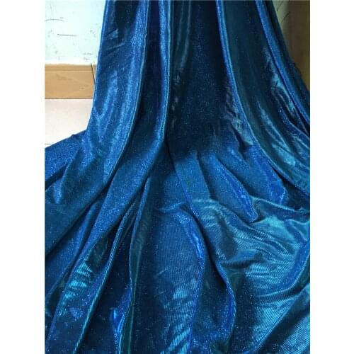 Good looking shinny lace Fabric High Quality Beautiful Nigerian Lace Fabric For fashion show dres