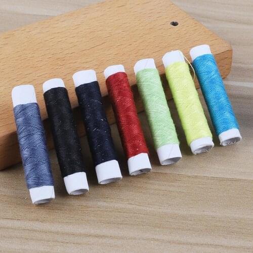 Beautiful 12 Pcs/set Polyester Durable sewing Knitting Thread Reel for Hand Stitching Machine Sewing Thread