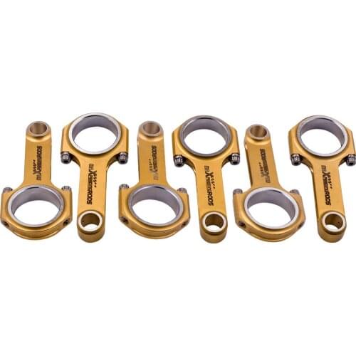 Titanizing Connecting Rods for Porsche 911 2.4L 2.7L Con Rod 800+HP 127.75mm Genuine 3/8" ARP 2000 bolts