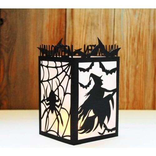 Happy Halloween Metal Cutting Dies Witch Spider Craft Die Cut Practice DIY Scrapbooking Tool for card making stamps and dies