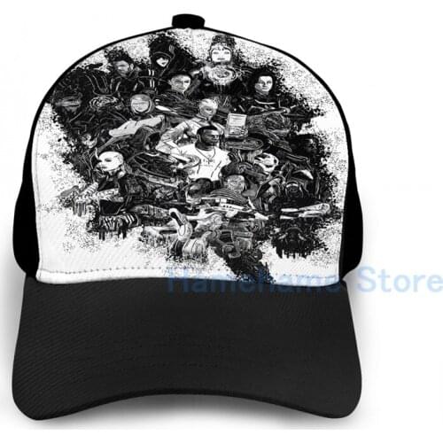 Fashion Mass Effect (2) Basketball Cap men women Graphic print black Unisex adult hat