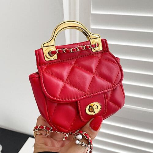 Fashion Mini Shoulder Bags High Quality Lingge Crossbody Bag High-end Luxury Handbag Brand Design Woman Classic Chain Bags Purse