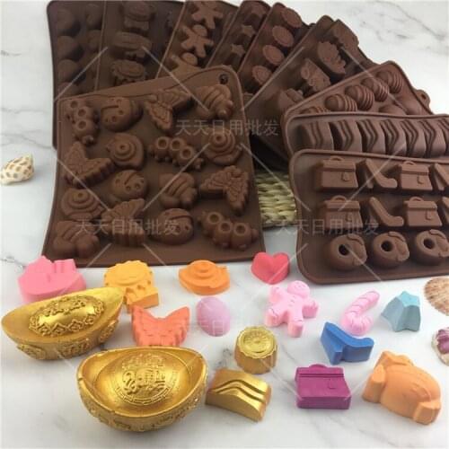 Cartoon Animals Shapes Of Silicone Mold Fondant Molds Cake Decorating Tools Ice Mold Chocolate Mold