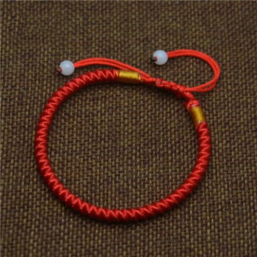 Men Red Rope Bangle Good Lucky Bracelets For Women Cord String Line Handmade Jewelry For Couple Lover Birthday Gift