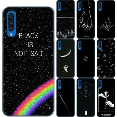 Cute Cartoon Love Heart Soft TPU Case Cover For Samsung Galaxy A6 A8 Plus A7 2018 A10 A20 A30 A40 A50 A60 A70 A80 A90 A50S A30S