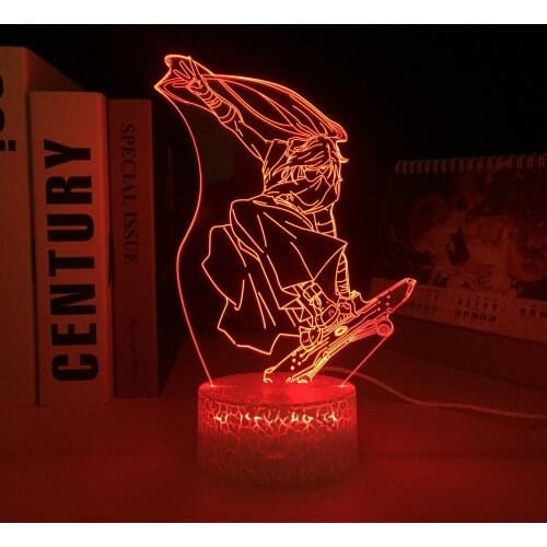 SK8 The Infinity Cherry for Bedroom Decor Nightlight Kid Brithday Gift Room Manga Night Light 3D LED White Base Lamp Anime