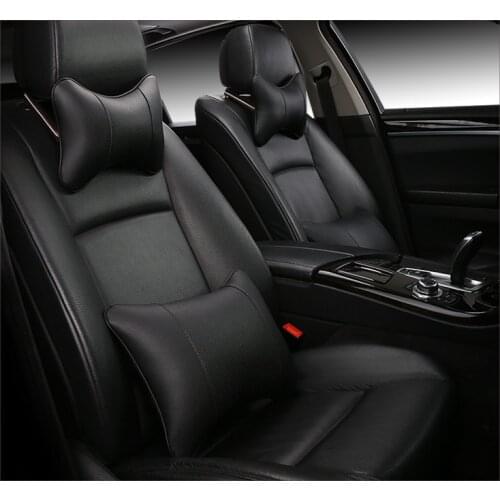 2PCS Pillow Car Headrest Breathe Car Auto Seat Head Neck Rest Cushion Headrest Pillow Pad black brown beige red