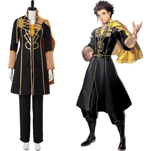Fire Emblem: Three Houses Claude von Regan Cosplay Costume Uniform Suit Halloween Carnival Costumes