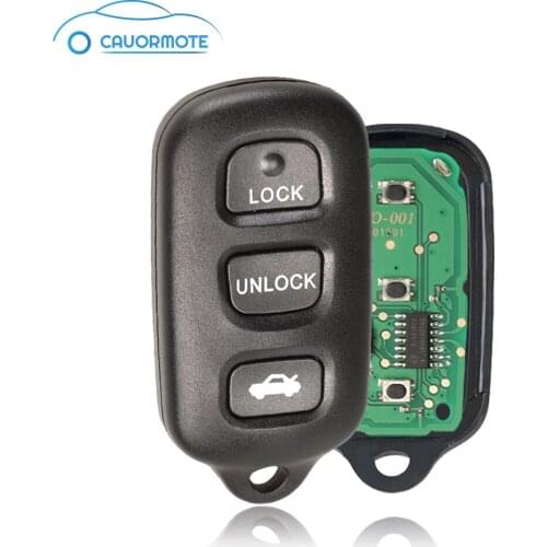 Smart Remote Key For Toyota Camry Solara 2000 to 2006 FCCID GQ43VT14T 314MHZ Chip Key Replacement Central Locking Car Key Fob