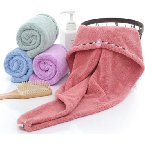 Girls Hair Drying Hat Quick-dry Hair Towel Cap Hat Bath Hat Microfiber Towel Shower Cap Super Absorption Turban Hair Dry Cap