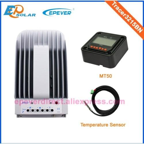 Solar Power Bank Charger Controller Tracer3215BN MPPT series temp sensor and MT50 Meter EPEVER Brand 30A 30amps 12V/24V auto