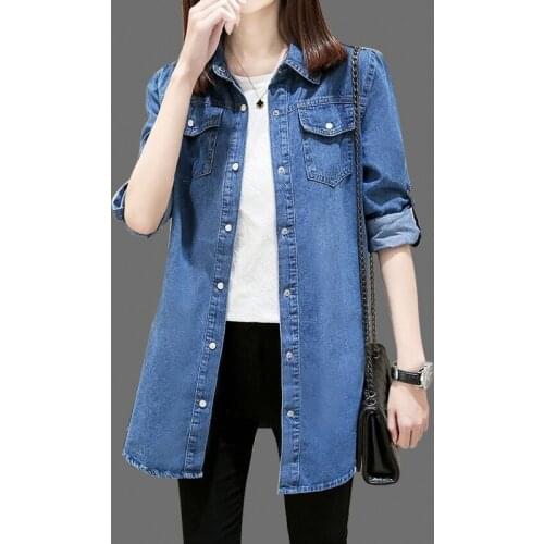 Женские джинсовые рубашки Unimmye China At AliExpress