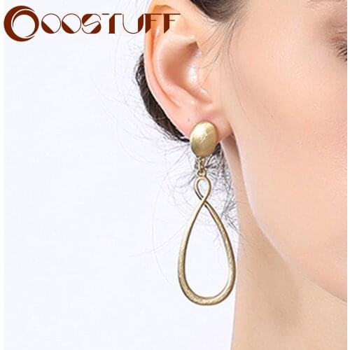 Irregular Drop Hanging Earrings for Women Gold Silver Color Suspension Trend Costume Jewelry Dangle Pendientes Goth Accessories