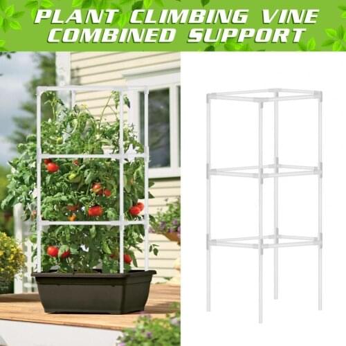 1Set Vine Climbing Frame Detachable Easy to Install Widely Applied Vine Bracket Climbing Frame Pillar Plant Support Stake Cage