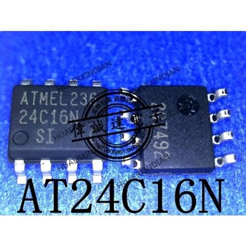 1Pieces New Original AT24C16N-10SI 24C16N SOP8 In Stock Real Picture
