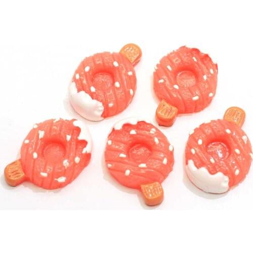 100/50pcs Cute Ice Cream Resin Cabochon Flatback Simulation Artificial Food DIY Scrapbooking Embellishment Decoration Craft