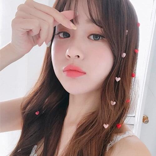 120pcs/lot DIY Simple Multi ABS Filament Line Hair BB Clip Loving Heart Invisibility Hair Styling Tools Hair Accessories HA1227